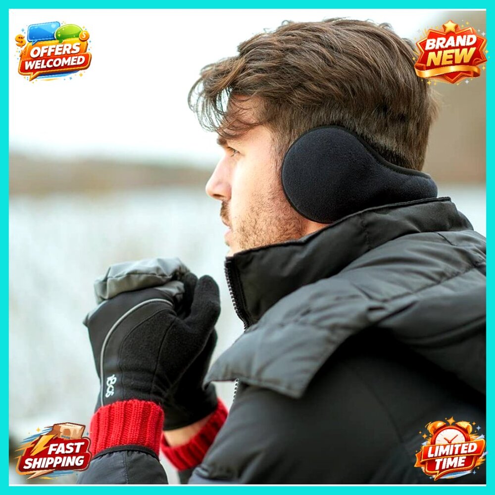 Adjustable Foldable Earmuffs, Behind Head Design,… - image 6